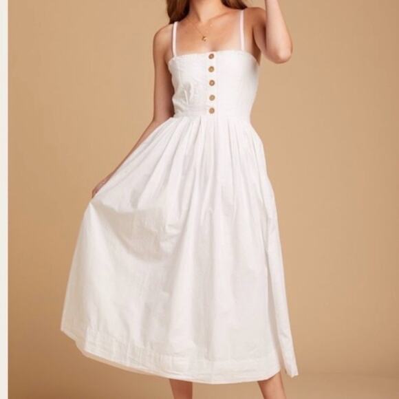 Free People Dresses & Skirts - Free People Lilah Pleated Midi Dress Size XS